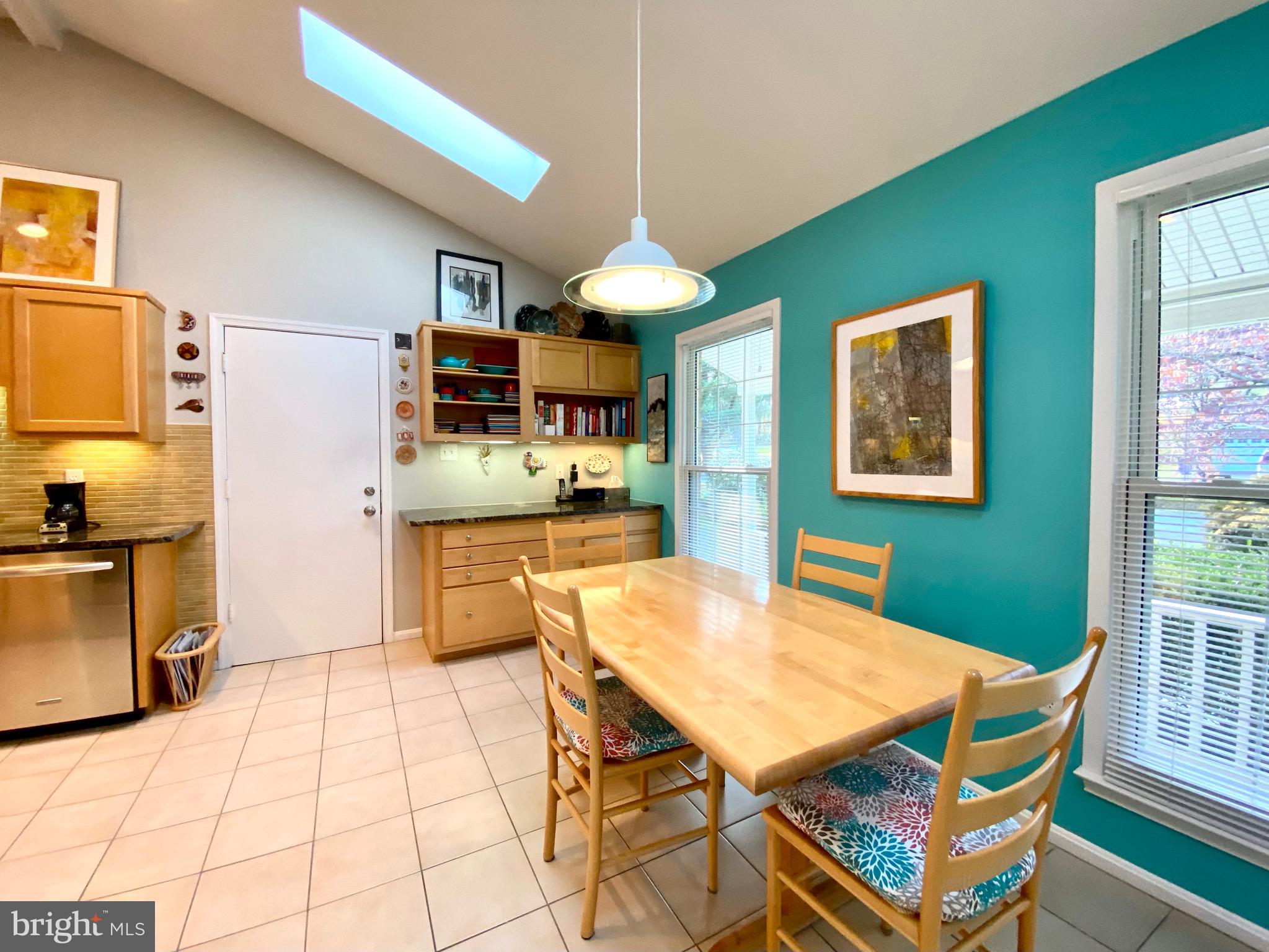 16005 Chester Mill Terrace Silver Spring, MD 20906 - Photo 14 of 42 Table-space kitchen with skylights.