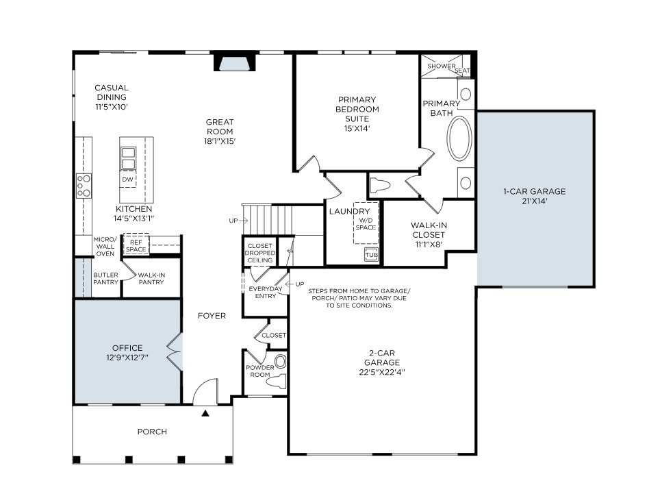 1420 Round Hill Lane Spring Hill, TN 37174 - Photo 3 of 29 a picture of a wall with a white wall and a white wall