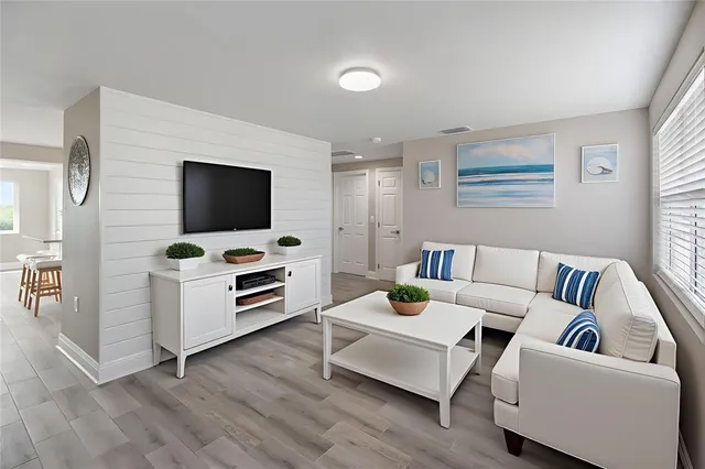wooden floor in an empty room