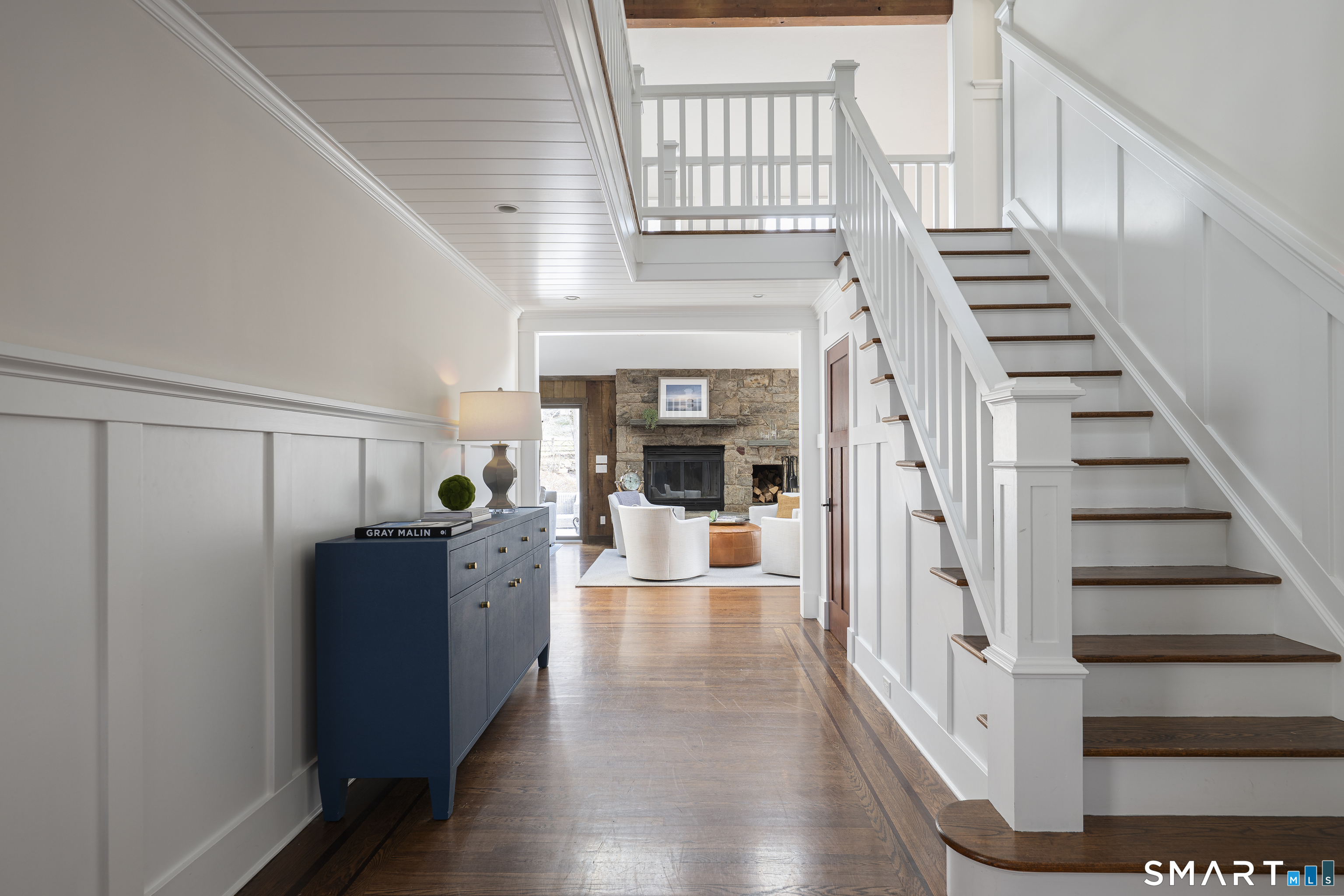 107 Parade Hill Road New Canaan, CT 06840 - Photo 2 of 28 a view of entryway and hall with wooden floor