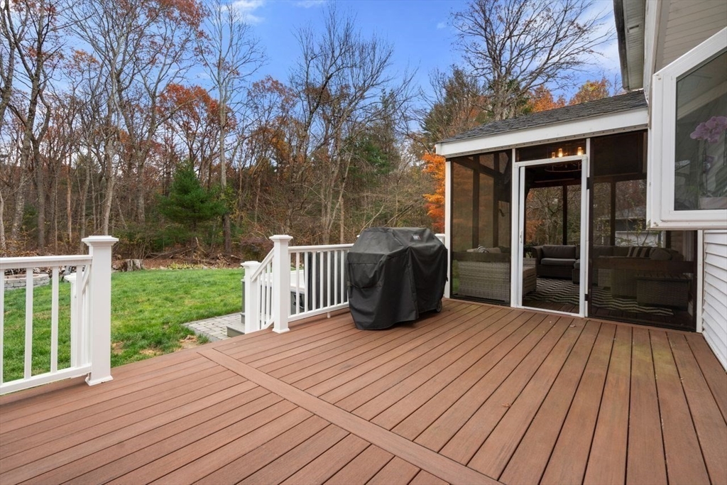 52 Condor Road Sharon, MA 02067 - Photo 31 of 36 a view of a wooden deck
