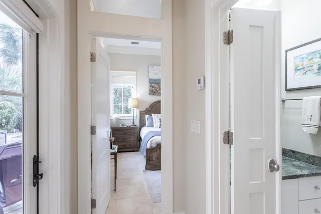 a en suite bathroom with a sink