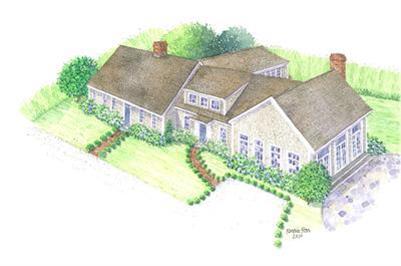 465 Stage Harbor Road Chatham, MA 02633 - Photo 12 of 17 a view of a house with a yard and potted plants