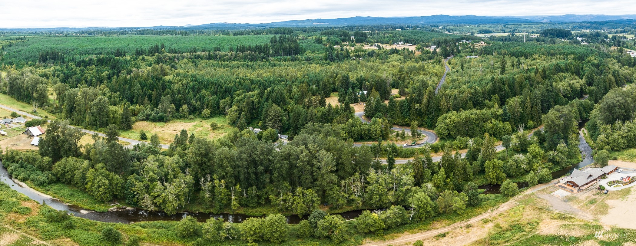 0 State Route 508 Chehalis, WA 98532 - Photo 16 of 21 a view of a lush green forest with trees and some houses