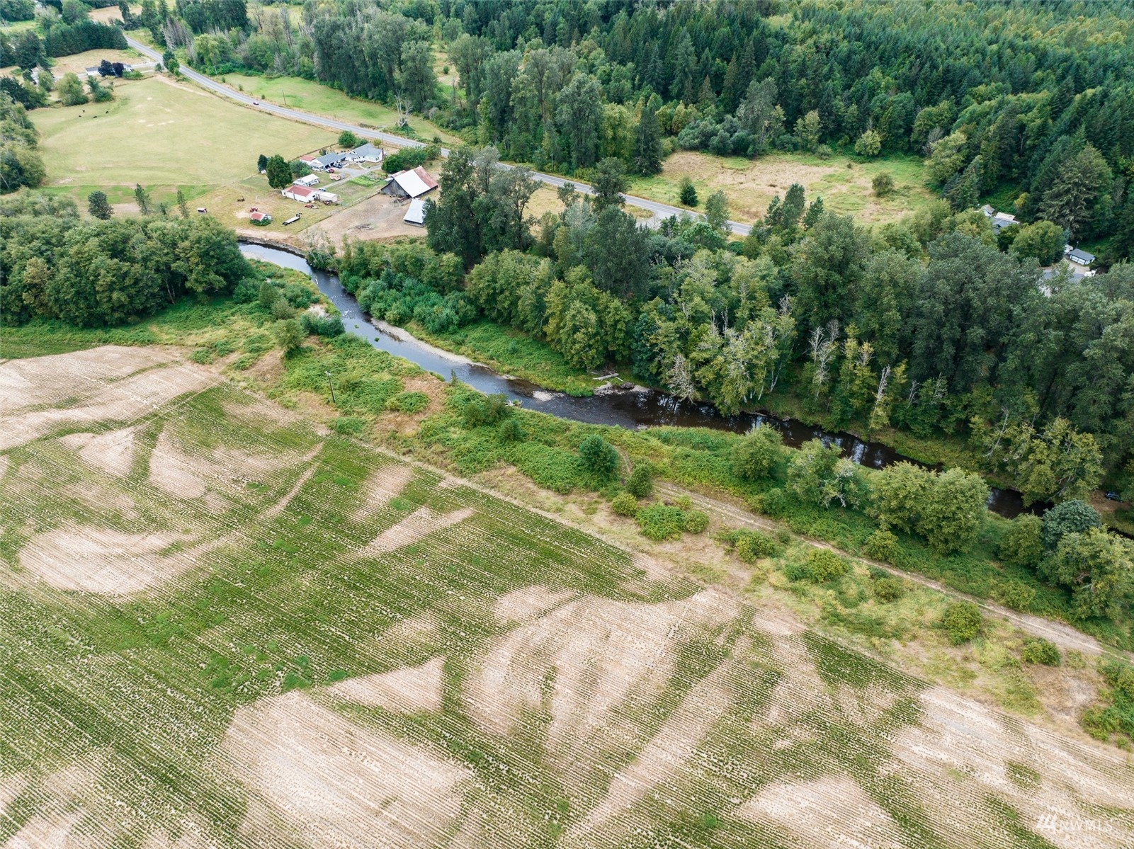0 State Route 508 Chehalis, WA 98532 - Photo 19 of 21 an aerial view of residential houses with outdoor space and trees