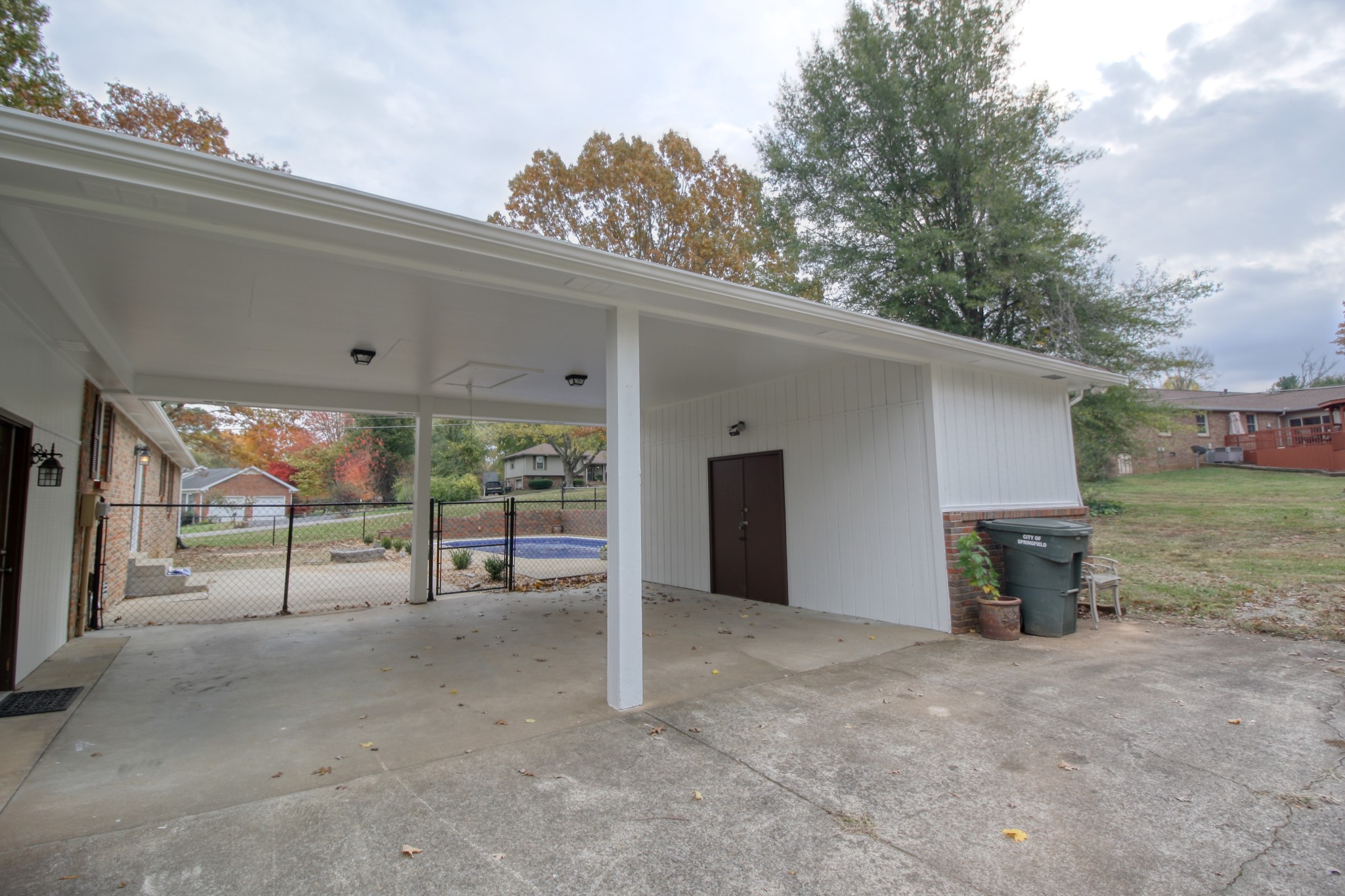 211 General Forrest Drive Springfield, TN 37172 - Photo 19 of 23 a view of a porch with furniture and a yard