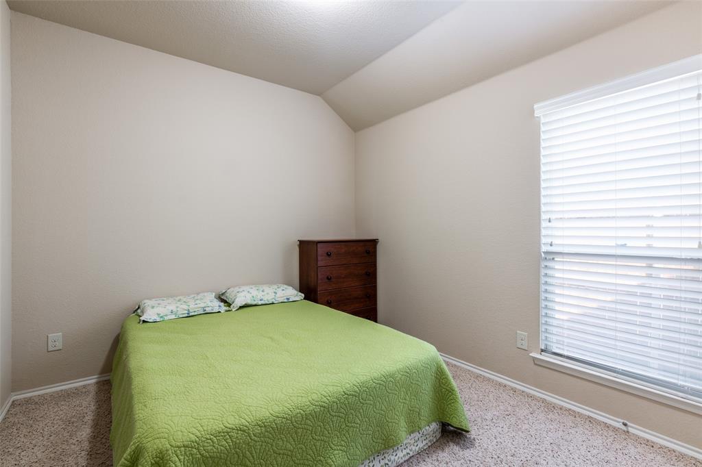 504 Rocky Pine Road McKinney, TX 75072 - Photo 25 of 36 Bedroom with carpet floors and lofted ceiling