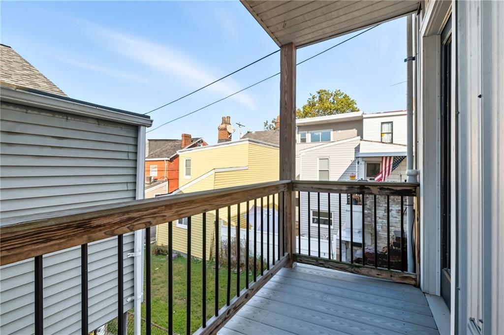 1824 Fox Way Pittsburgh, PA 15203 - Photo 39 of 49 a view of a balcony with wooden floor