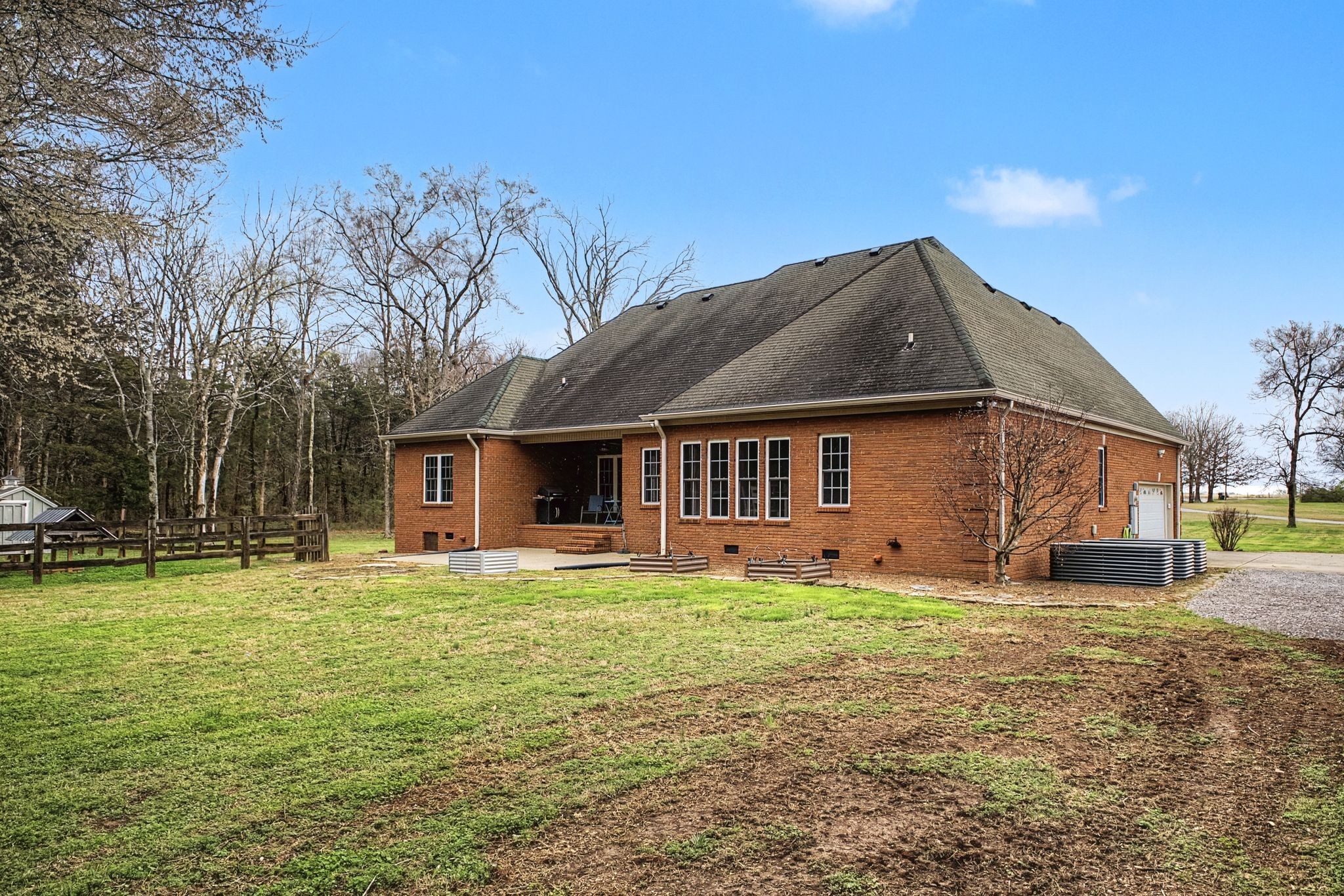 2320 Snake Town Road Chapel Hill, TN 37034 - Photo 36 of 48 a front view of house with yard and trees in the background