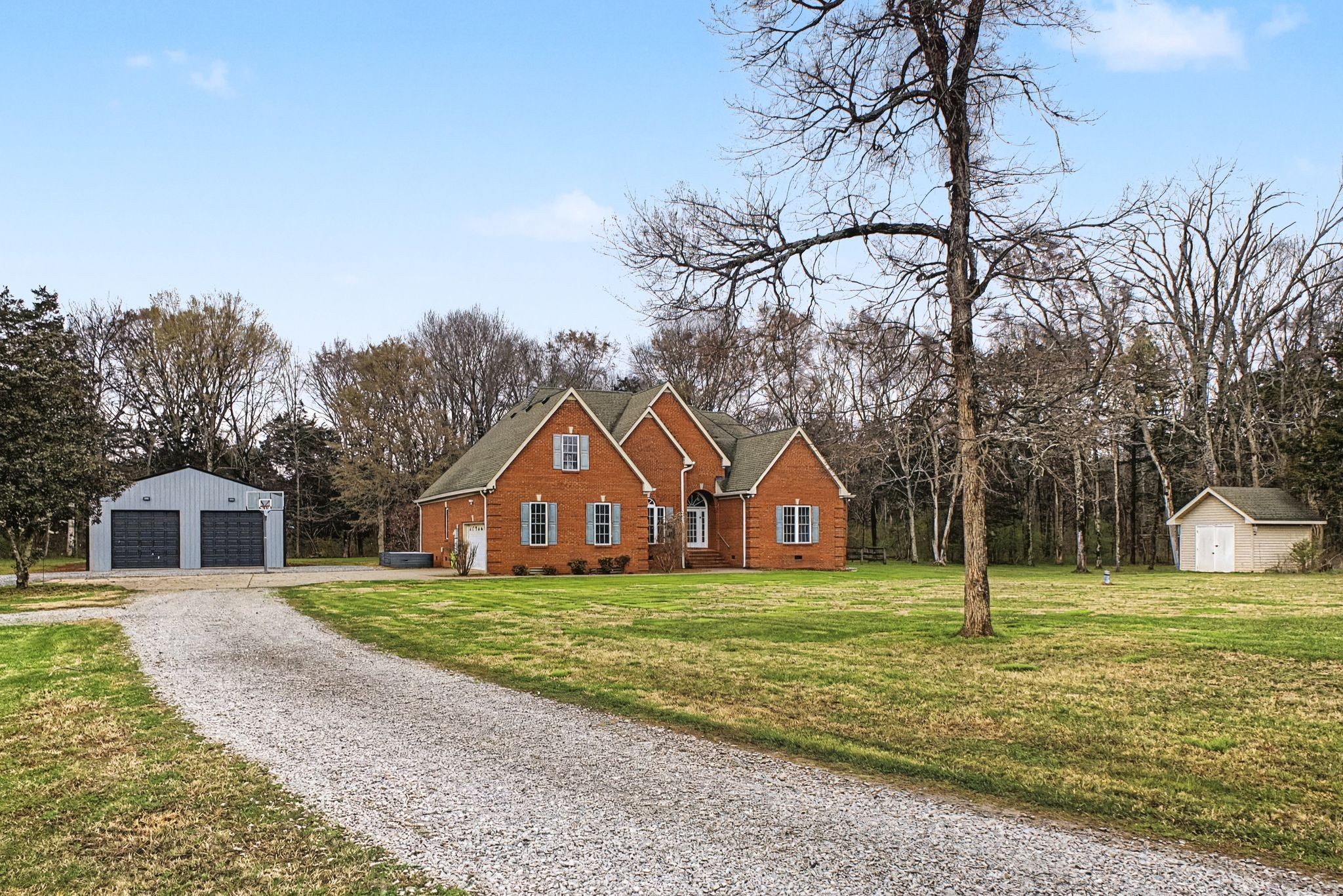 2320 Snake Town Road Chapel Hill, TN 37034 - Photo 6 of 48 a front view of a house with a yard