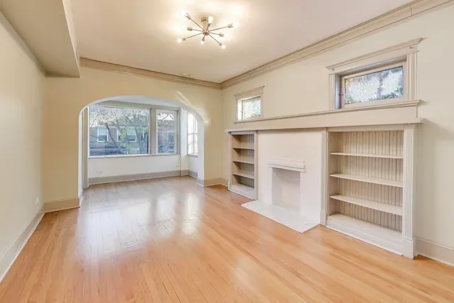 a view of livingroom with hardwood floor and window