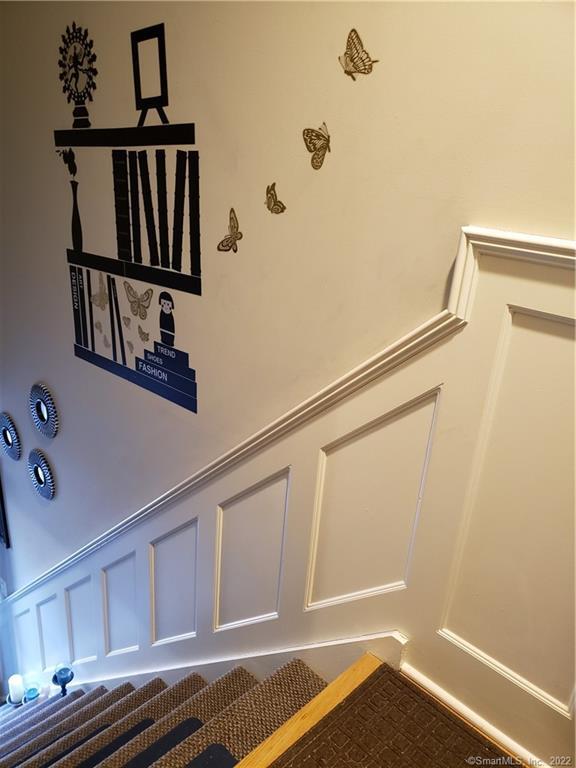 34 Katie Lane Waterbury, CT 06708 - Photo 3 of 15 a view of staircase with white walls