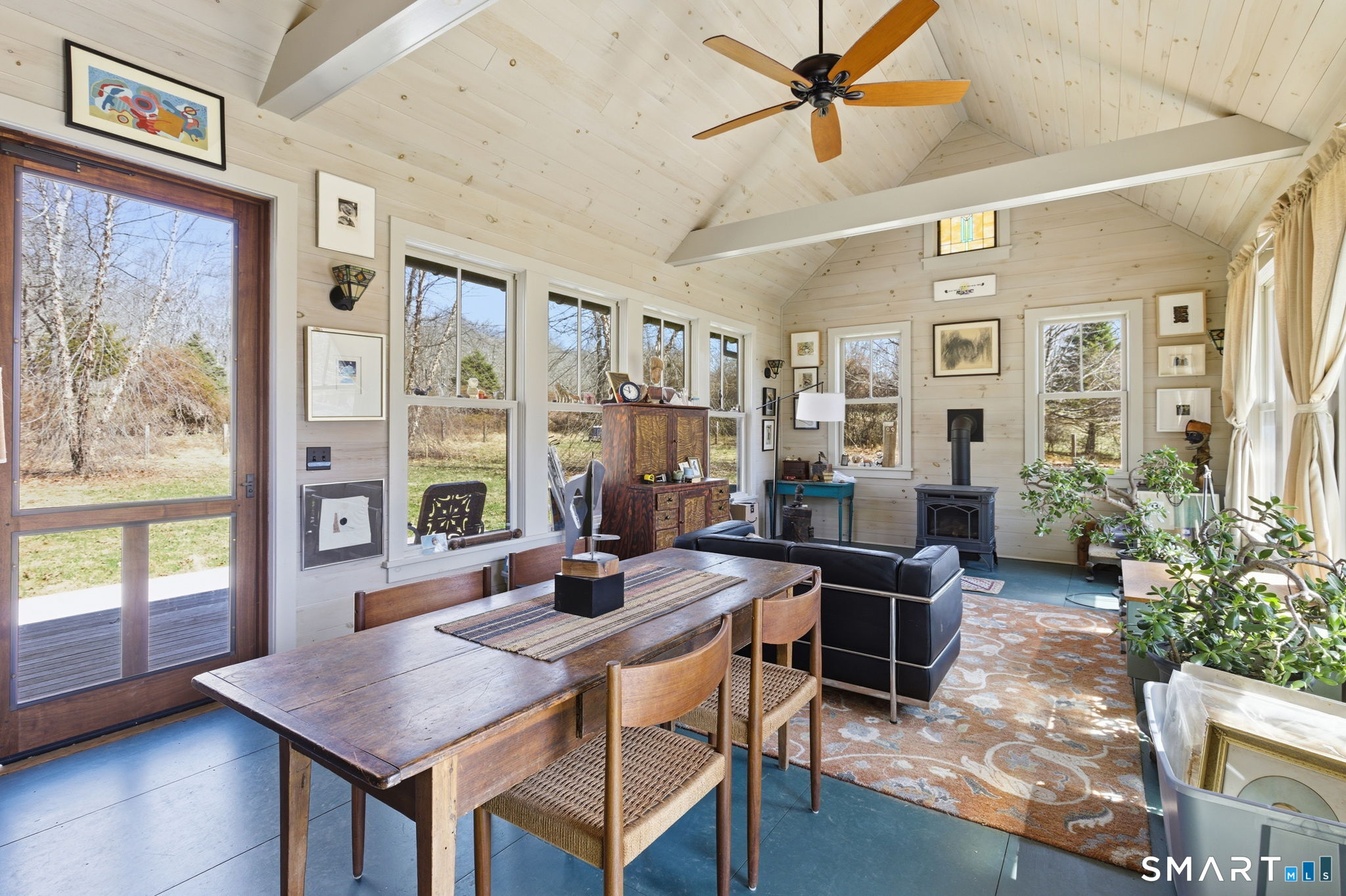 126 Beaver Brook Road Lyme, CT 06371 - Photo 37 of 37 Cottage open floor plan