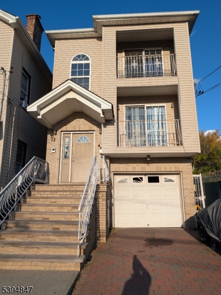 a view of a house with a front door
