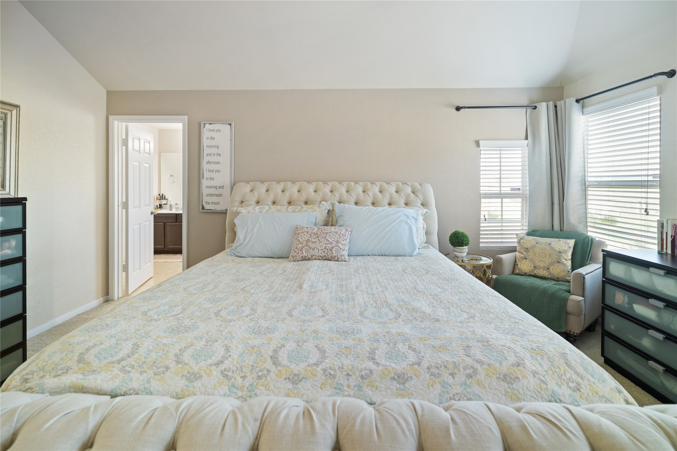 14906 Rustler Gate Lane Cypress, TX 77433 - Photo 18 of 30 a bedroom with a large bed and a window