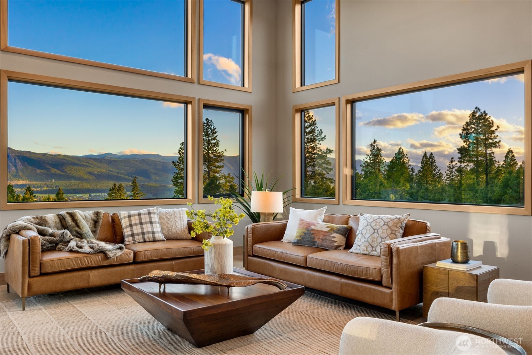 1721 Forest Ridge Drive Cle Elum, WA 98922 - Photo 13 of 33 a living room with furniture and a large window