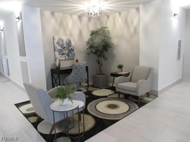 a front view of a building