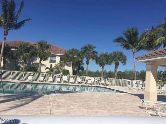 a blue and white top of a kitchen