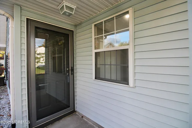 a view of front door