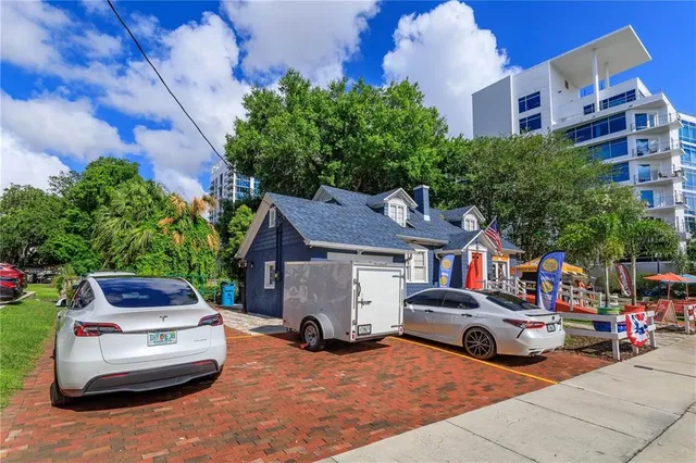 a kitchen with lots of counter top space