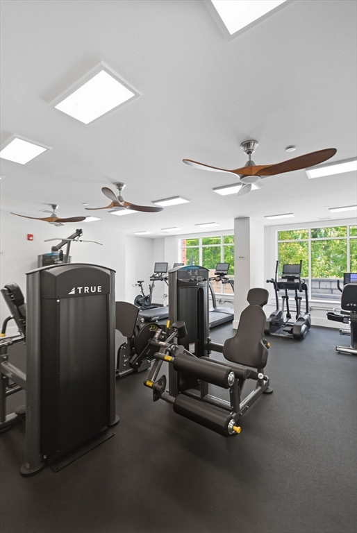 60 Coppersmith Way, Unit 208 Canton, MA 02021 - Photo 16 of 23 a view of a room with gym equipment