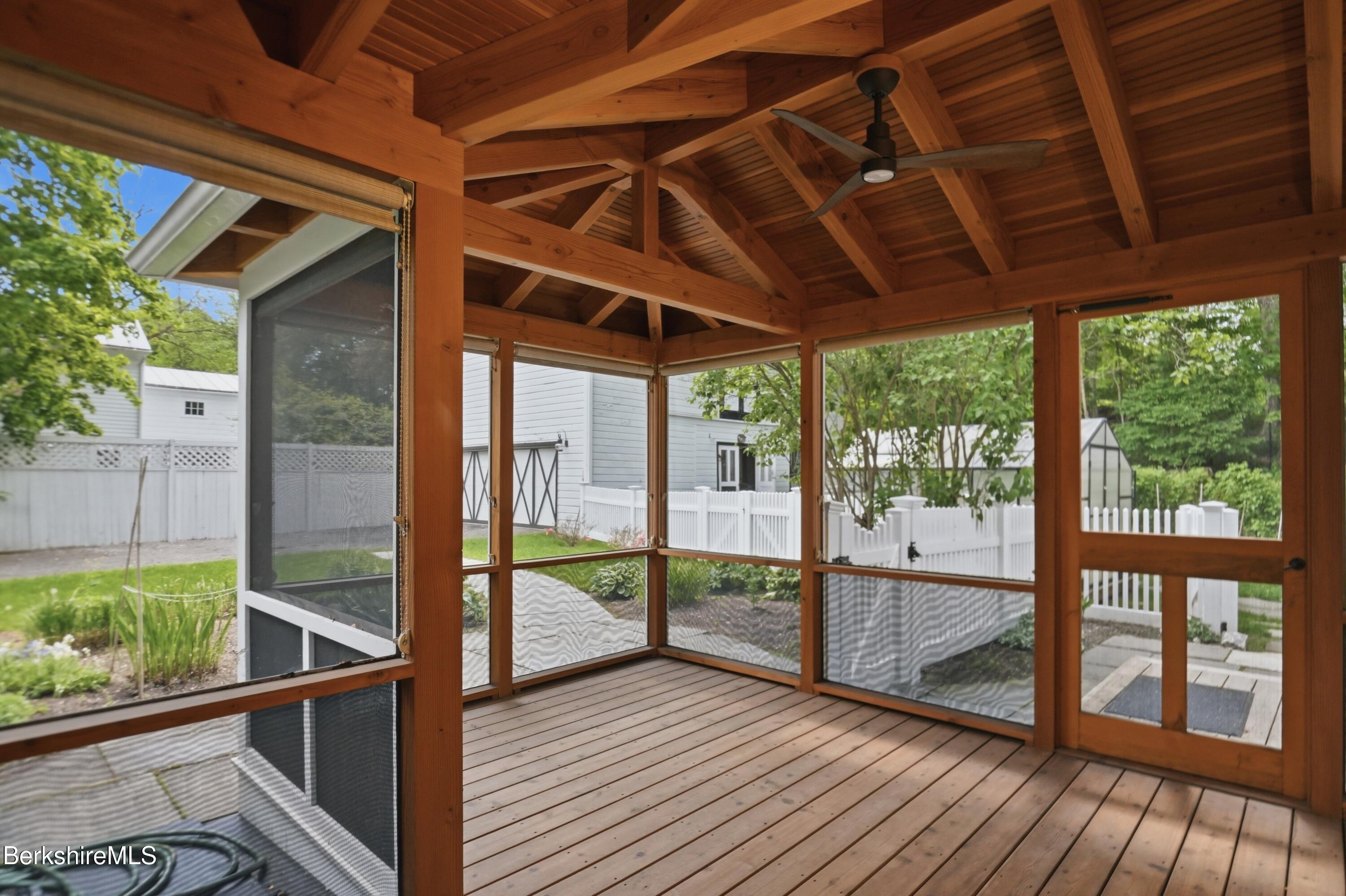 4 Stockbridge Road West Stockbridge, MA 01266 - Photo 77 of 94 a view of a balcony with wooden floor