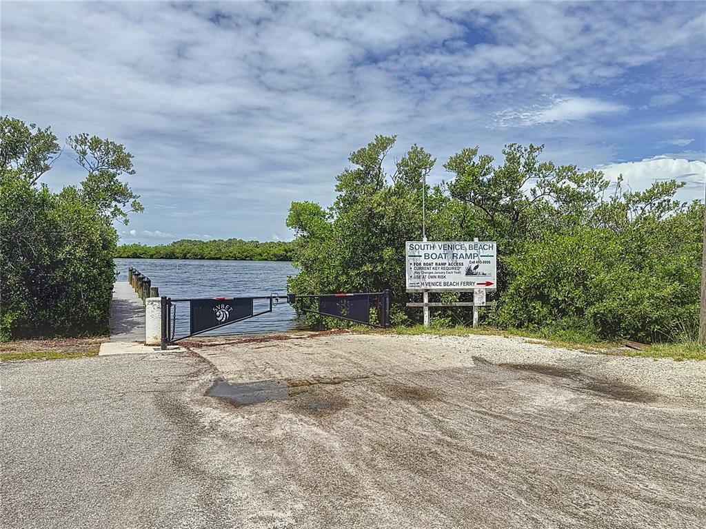 1432 Poinciana Road Venice, FL 34293 - Photo 22 of 26 Private boat launch area for South Venice Beach Cicivic Association members only