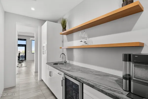 a room with storage and utility
