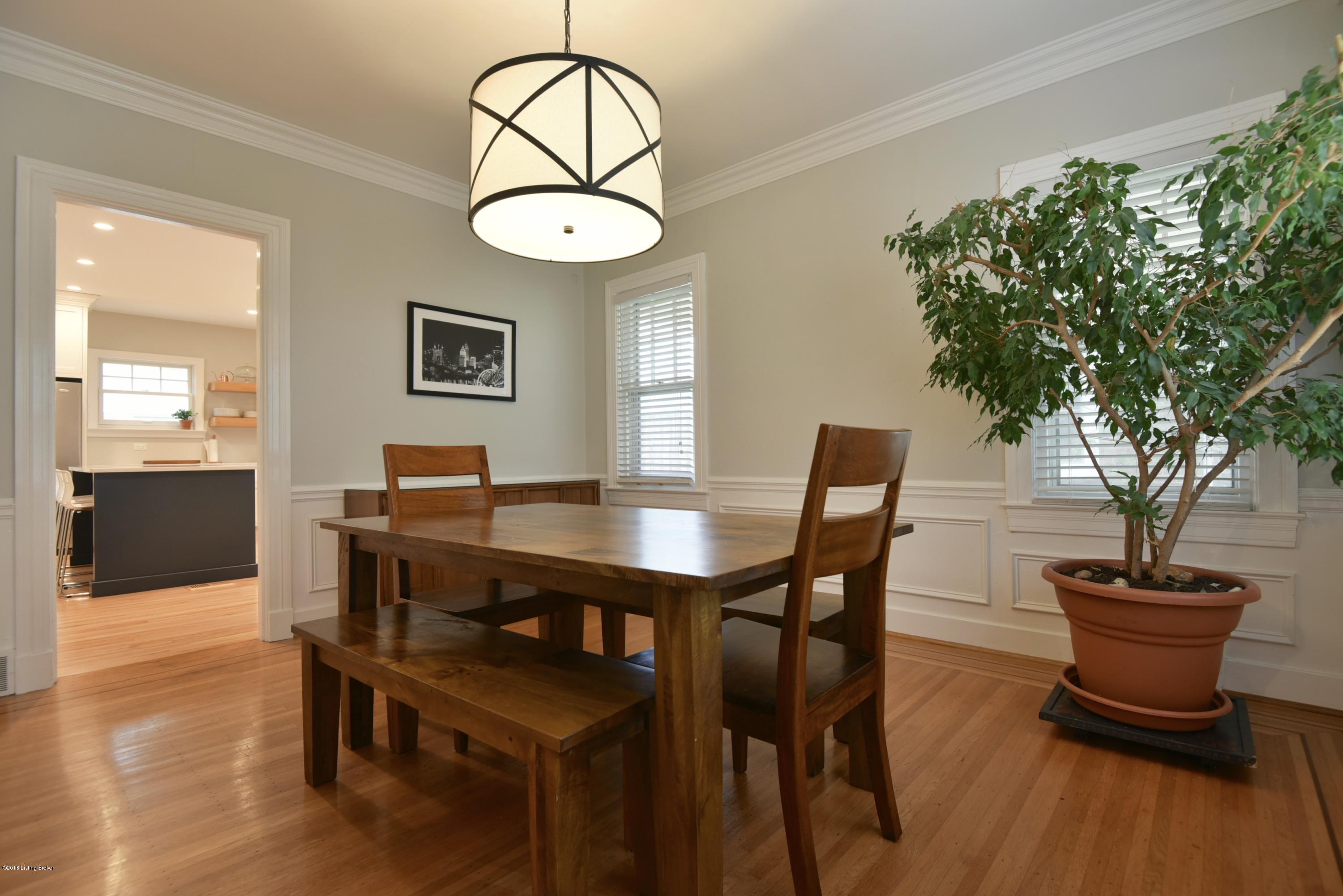 2614 Meadow Road Louisville, KY 40205 - Photo 8 of 33 Custom wainscoting and gorgeous hardwood floors