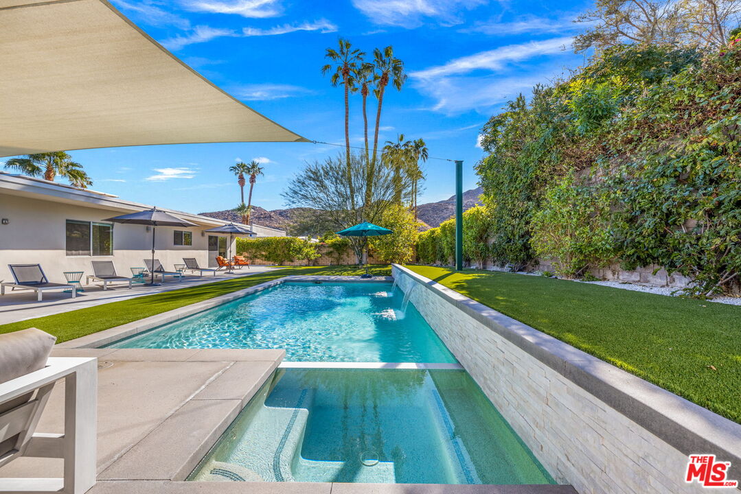 71581 Halgar Road Rancho Mirage, CA 92270 - Photo 31 of 39 a view of swimming pool with chairs