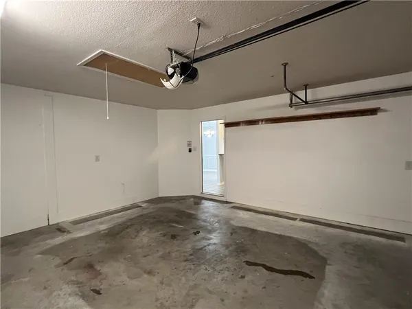 a view of a room with an empty space