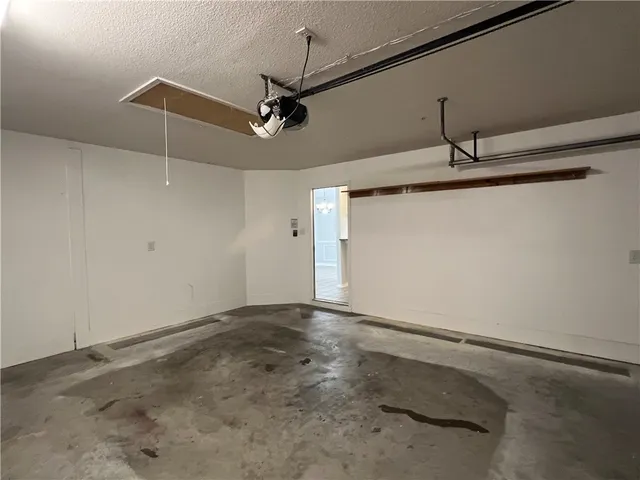 a view of a room with an empty space