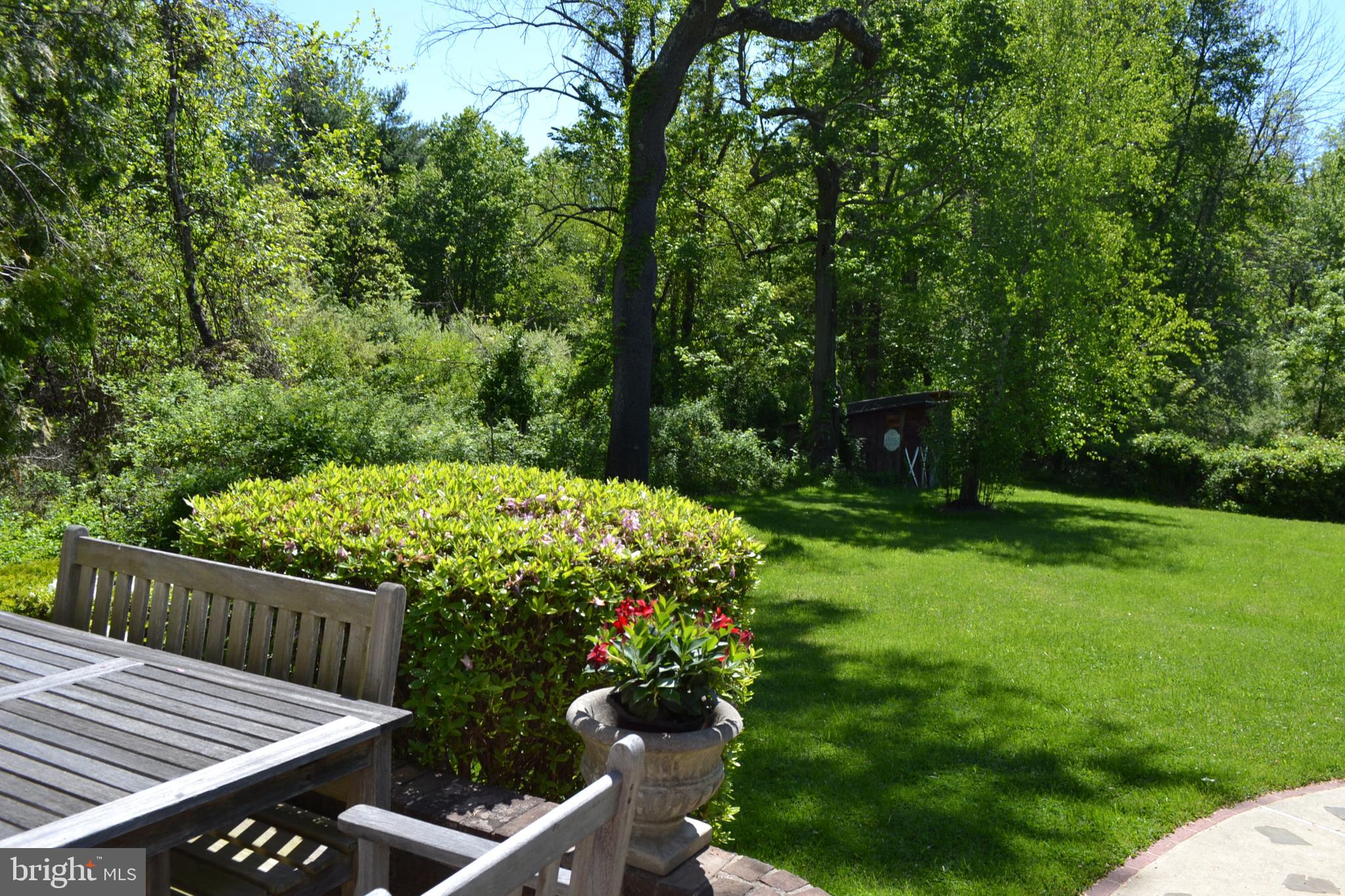 6616 Ferry Road New Hope, PA 18938 - Photo 24 of 49 Backyard view with lush grass