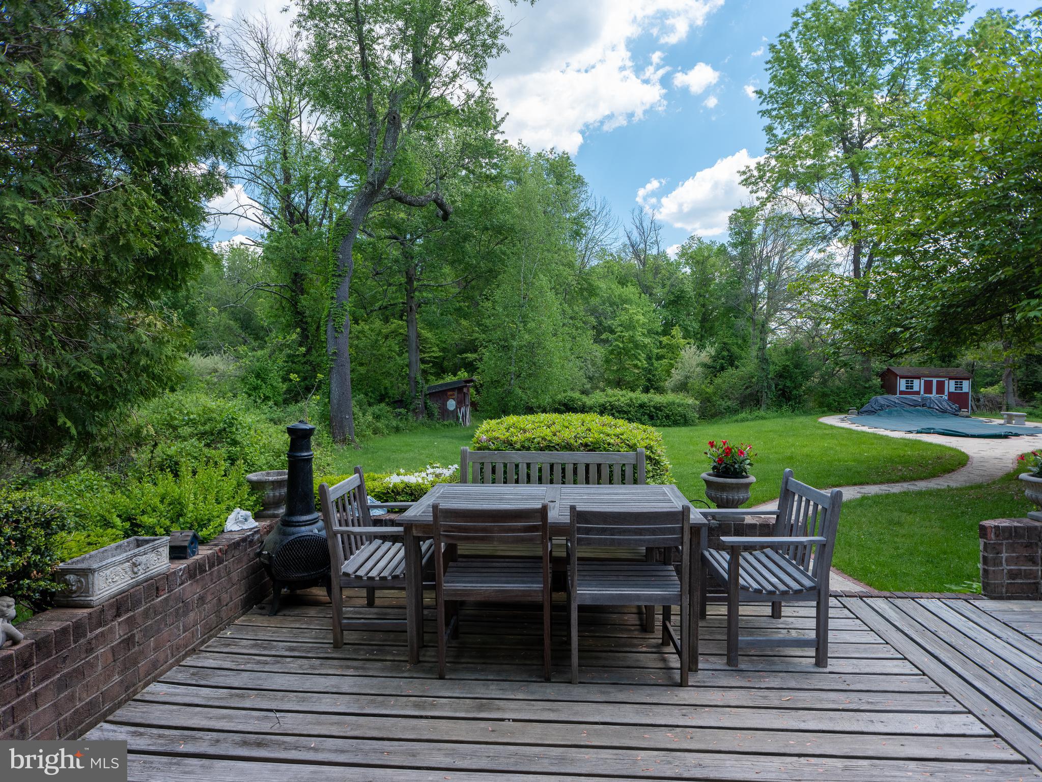 6616 Ferry Road New Hope, PA 18938 - Photo 40 of 49 Dinner on the deck by the pool