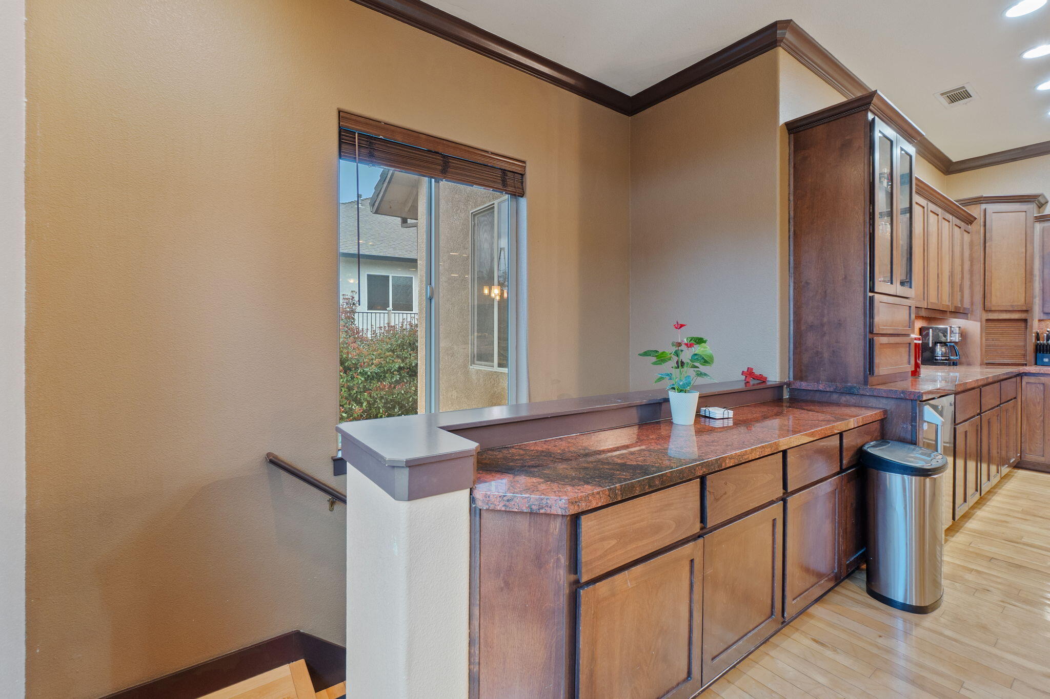 3360 Stanford Drive Redding, CA 96003 - Photo 14 of 56 a kitchen with a sink and cabinets