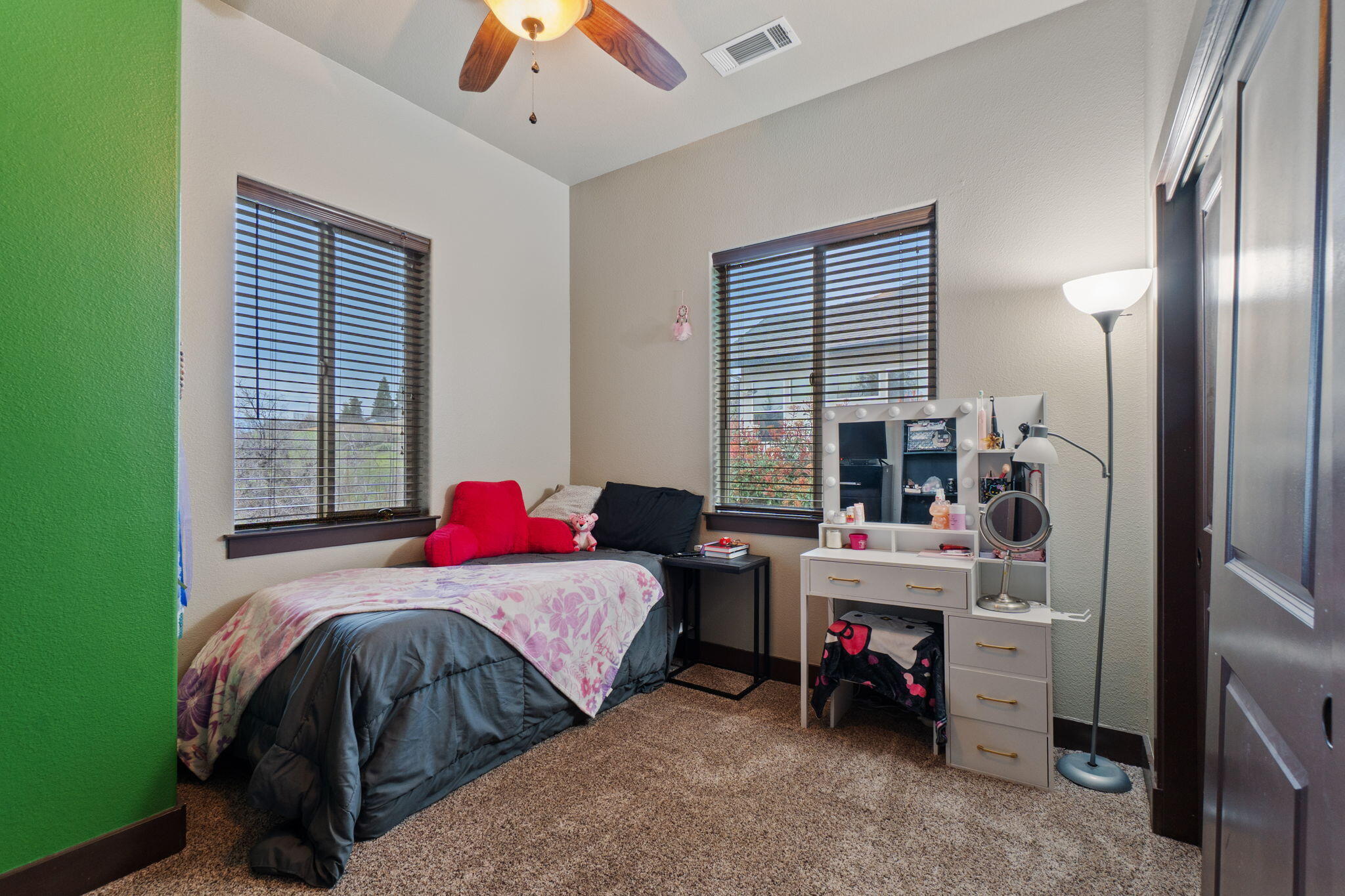 3360 Stanford Drive Redding, CA 96003 - Photo 25 of 56 a bedroom with a bed and a window