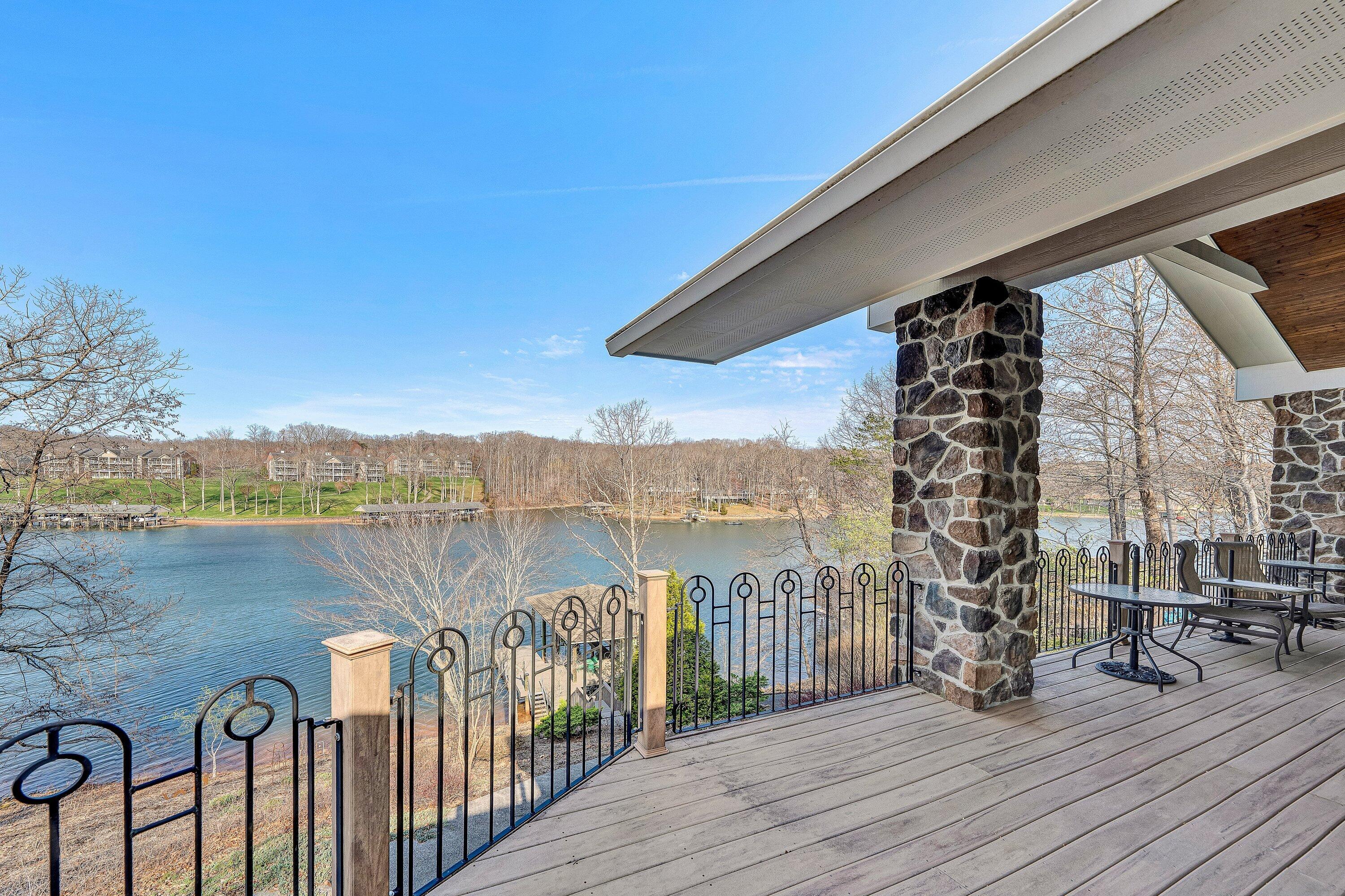 23 Waterpoint Court Moneta, VA 24121 - Photo 9 of 38 a view of a balcony with an ocean view