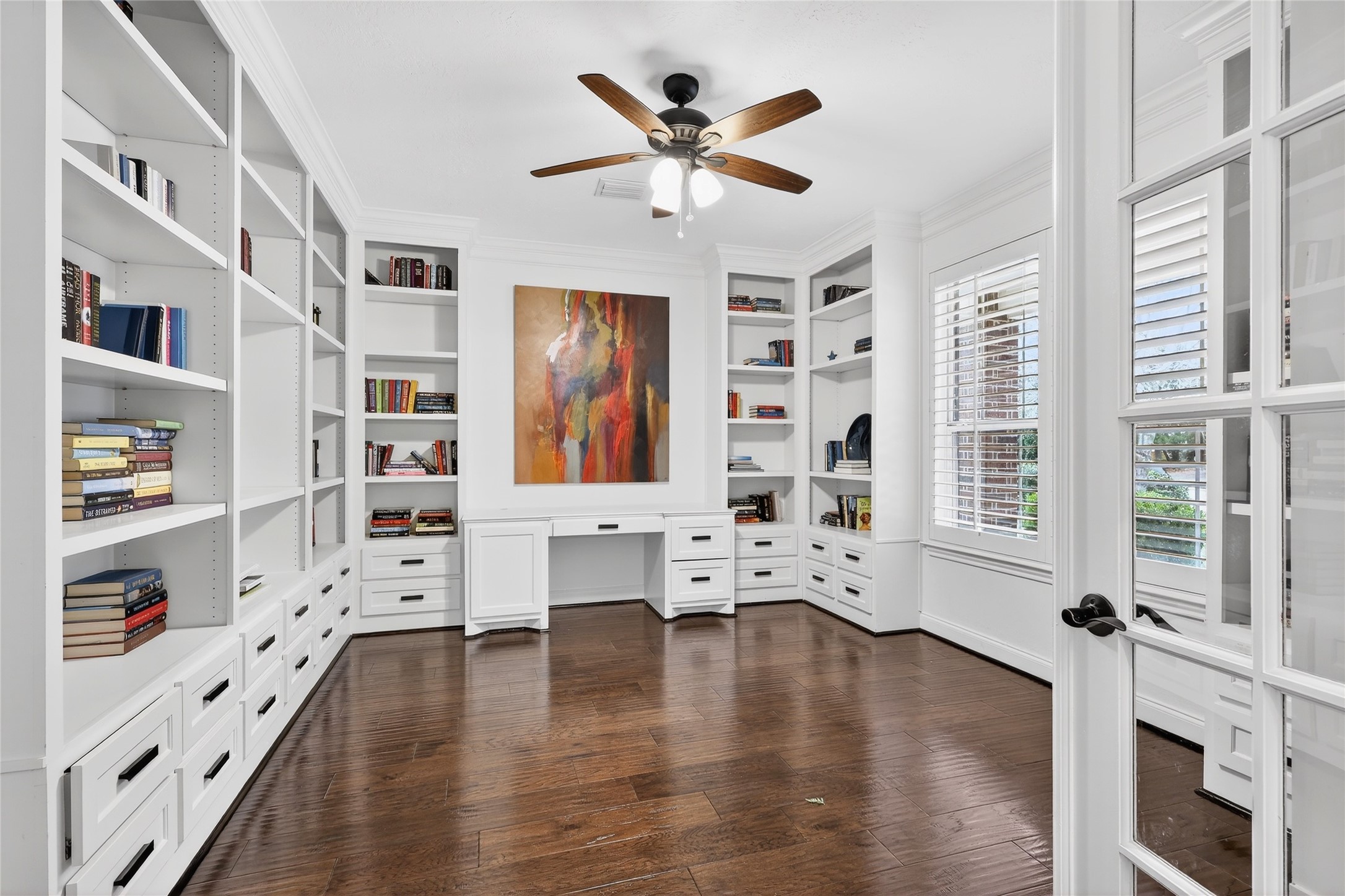 46 New Dawn Place Conroe, TX 77385 - Photo 6 of 39 Office/Study with french double doors