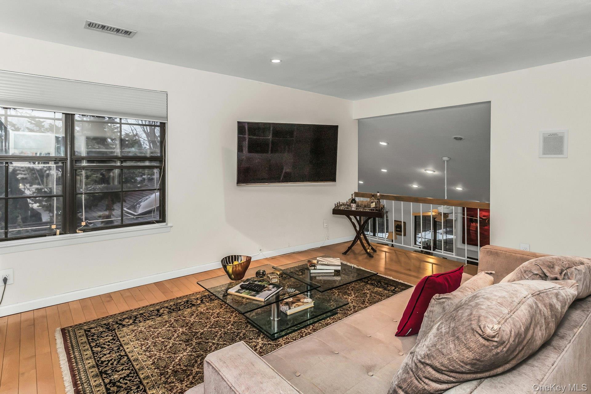 232 Linnet Court Manhasset, NY 11030 - Photo 17 of 28 a living room with furniture and a flat screen tv