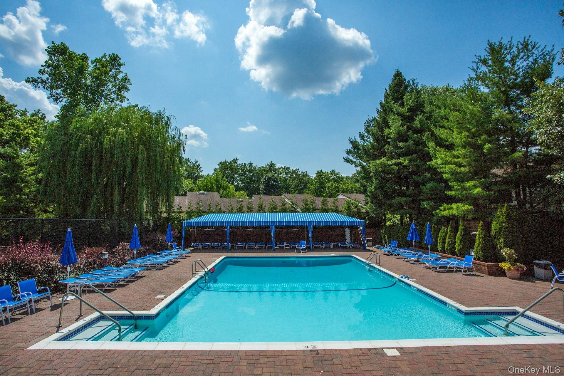 232 Linnet Court Manhasset, NY 11030 - Photo 24 of 28 a view of a backyard with swimming pool