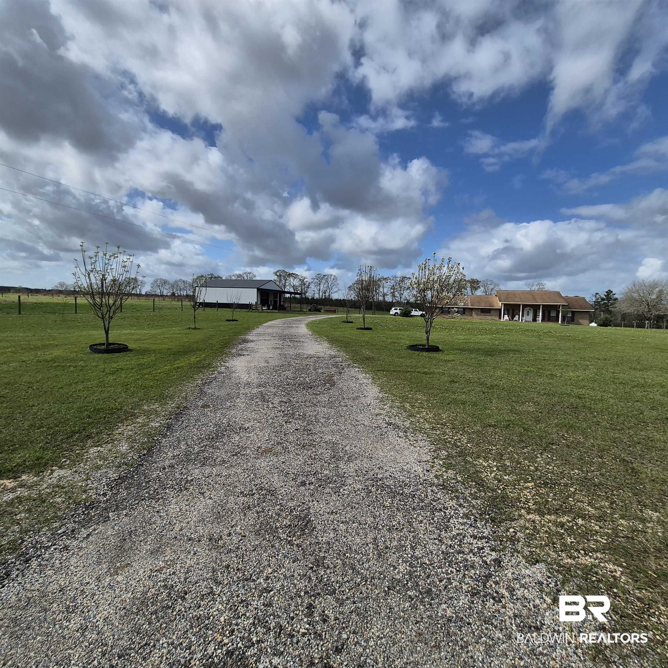 26635 Highway 41 Range, AL 36473 - Photo 3 of 74 View of dirt / gravel driveway with a view of rural / pastoral area