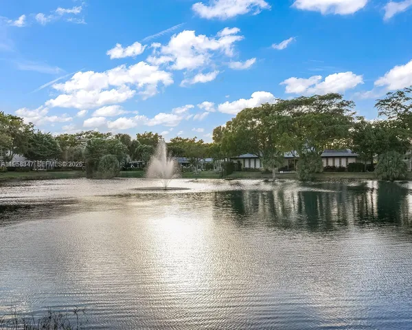 a view of an outdoor space with seating
