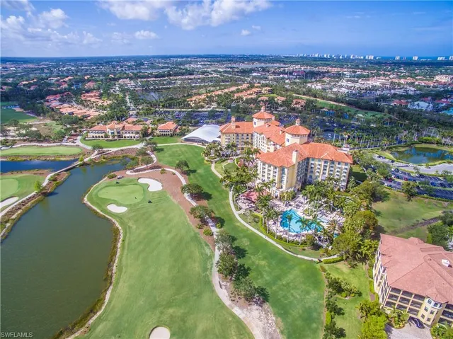 a view of a lake with a city