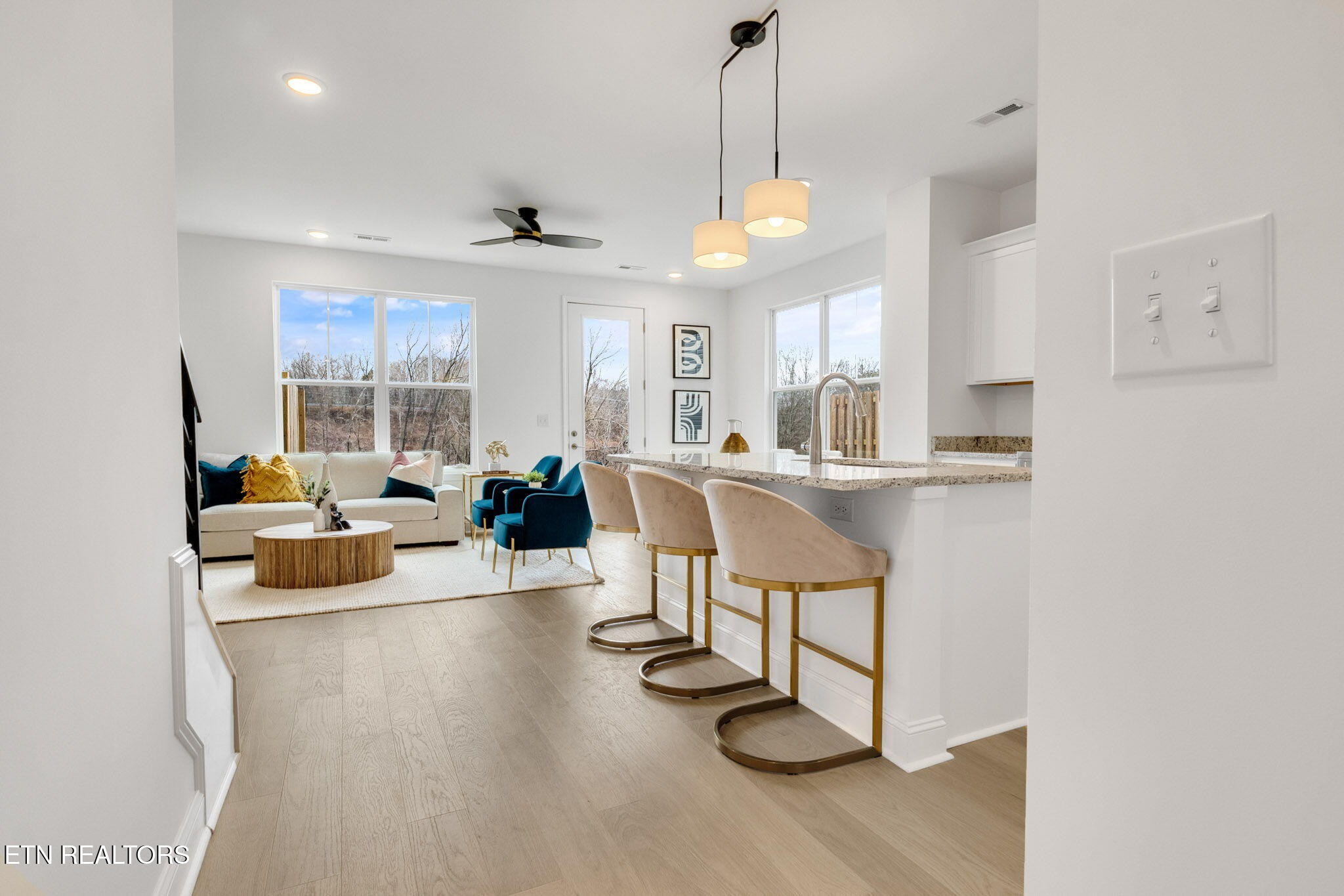 8418 Whisper Lane Powell, TN 37849 - Photo 16 of 42 a living room with furniture and a large window