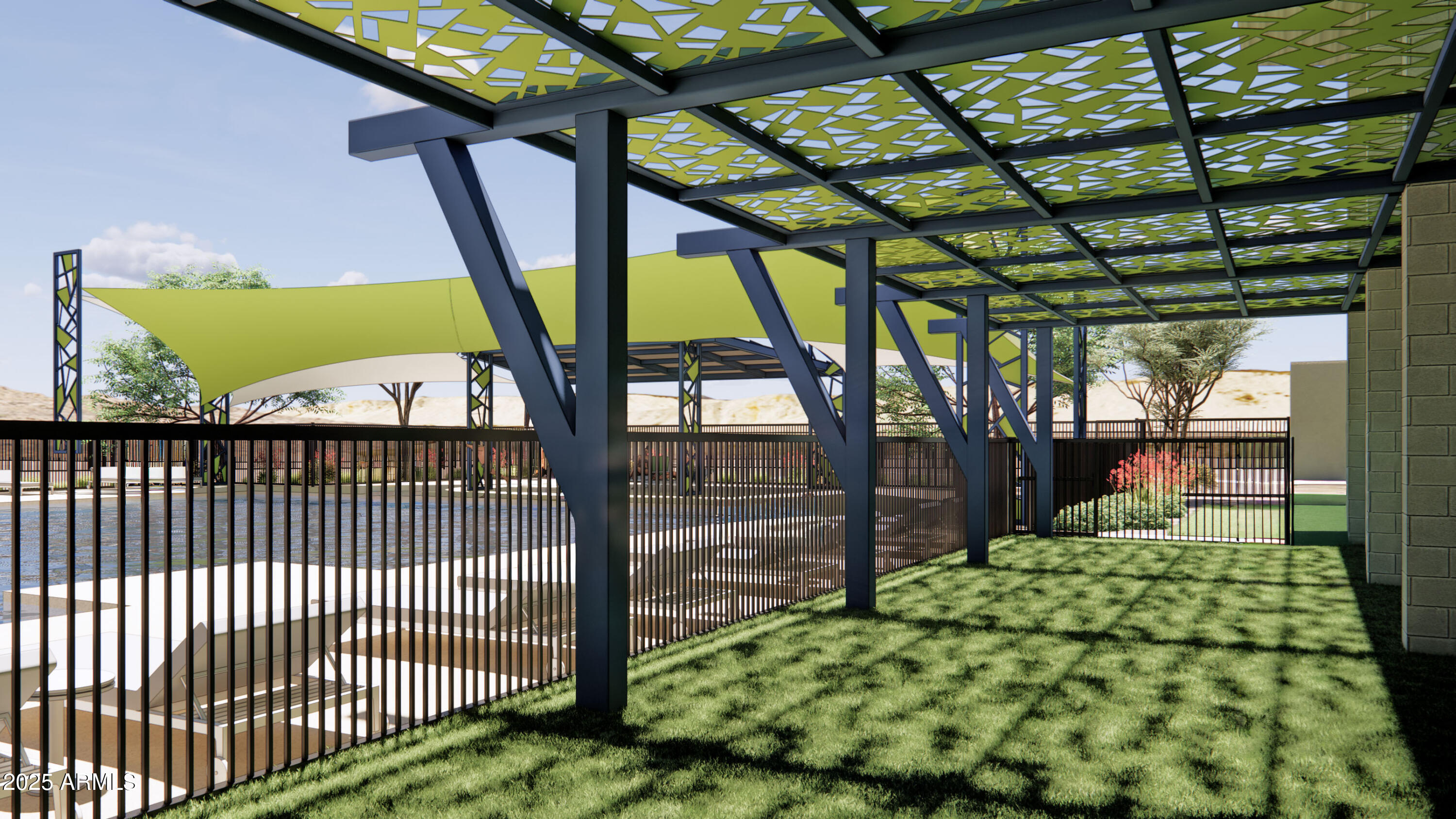 6529 East Fiddleneck Street San Tan Valley, AZ 85140 - Photo 7 of 10 a view of a backyard