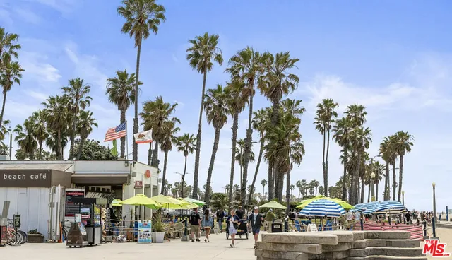 a view of a terrace with sitting area