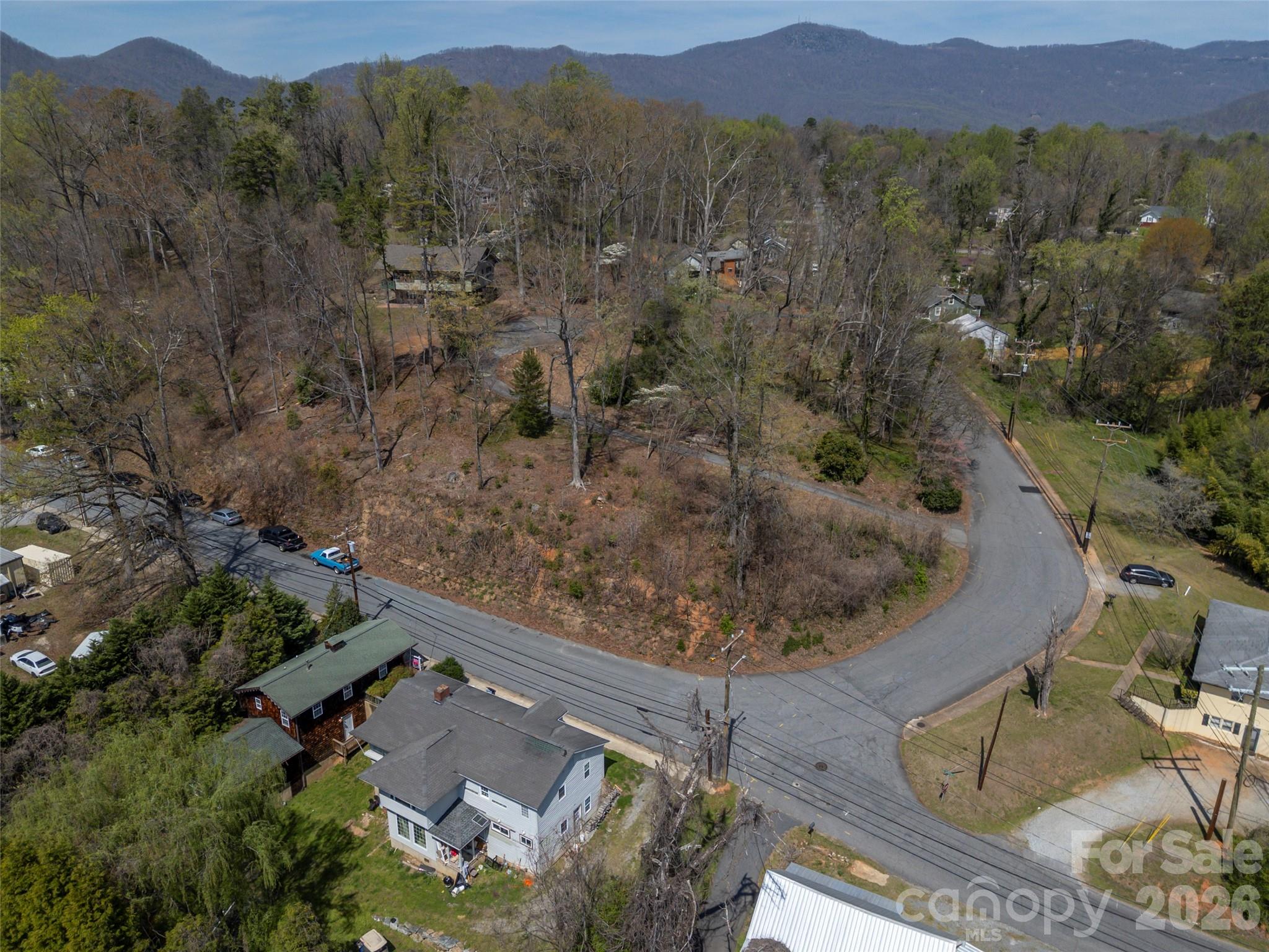120 East Howard Street Tryon, NC 28782 - Photo 31 of 31 an aerial view of residential house with outdoor space