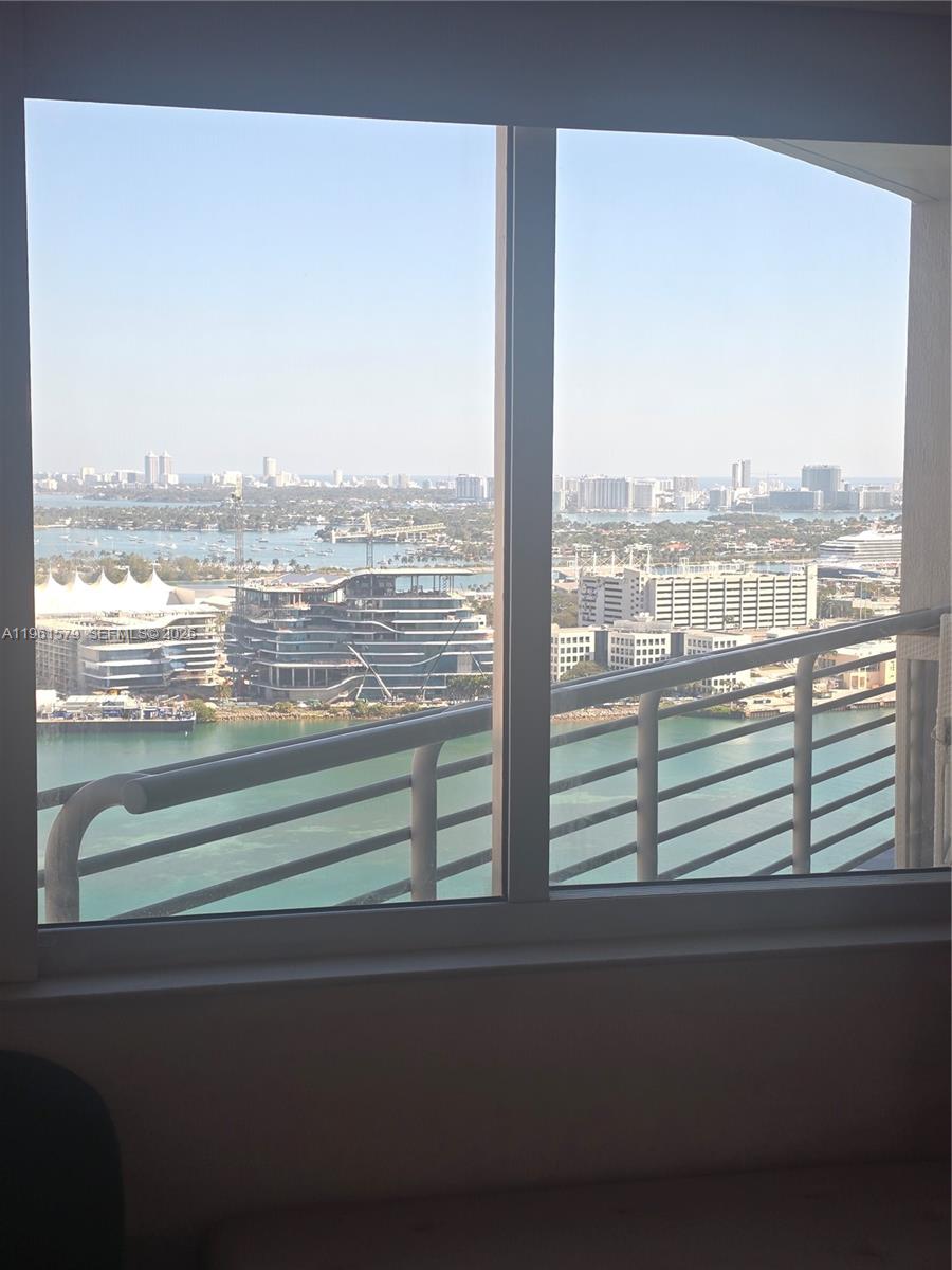 335 South Biscayne Boulevard, Unit 3400 Miami, FL 33131 - Photo 29 of 52 a view of a city from a balcony