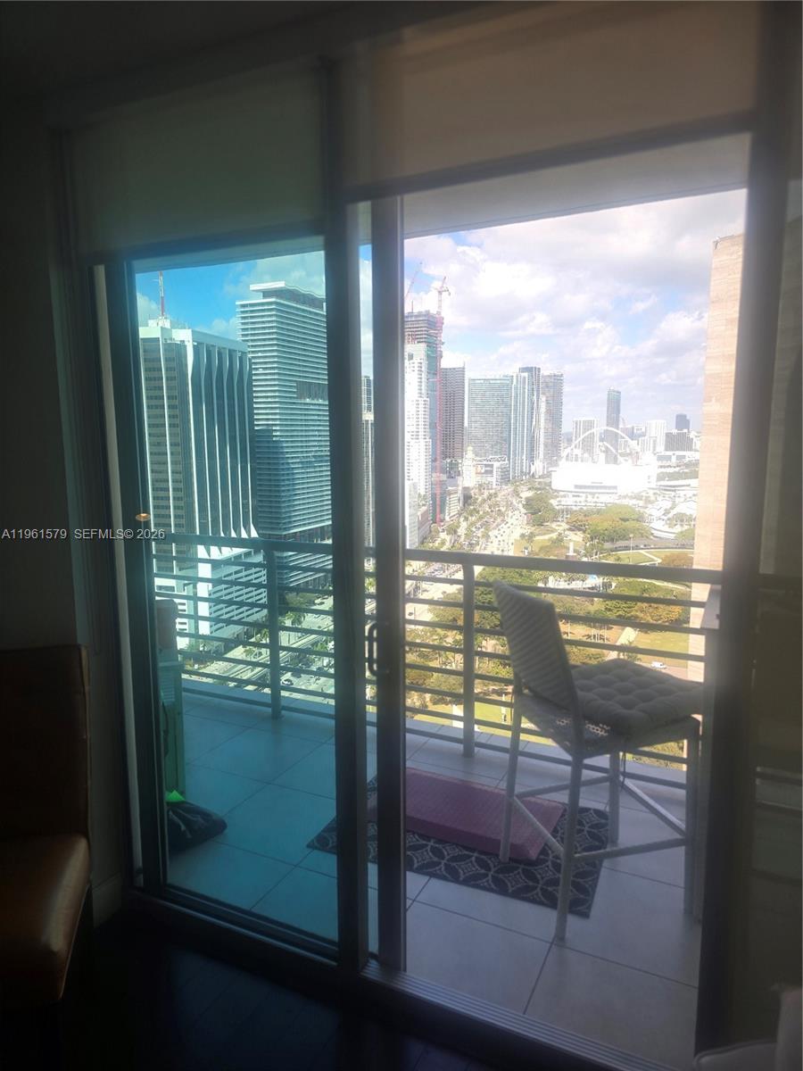 335 South Biscayne Boulevard, Unit 3400 Miami, FL 33131 - Photo 3 of 52 a view of a glass door