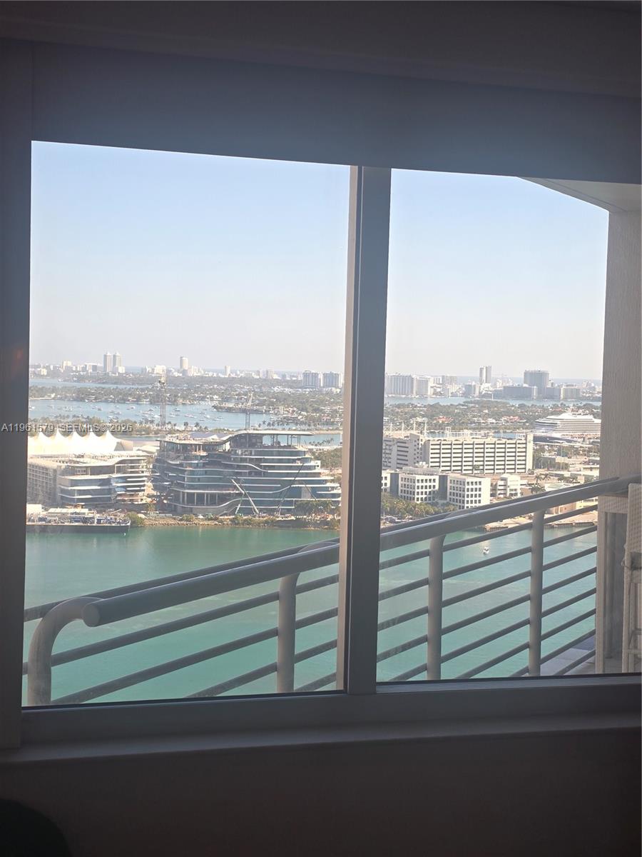 335 South Biscayne Boulevard, Unit 3400 Miami, FL 33131 - Photo 31 of 52 a view of a city from a window